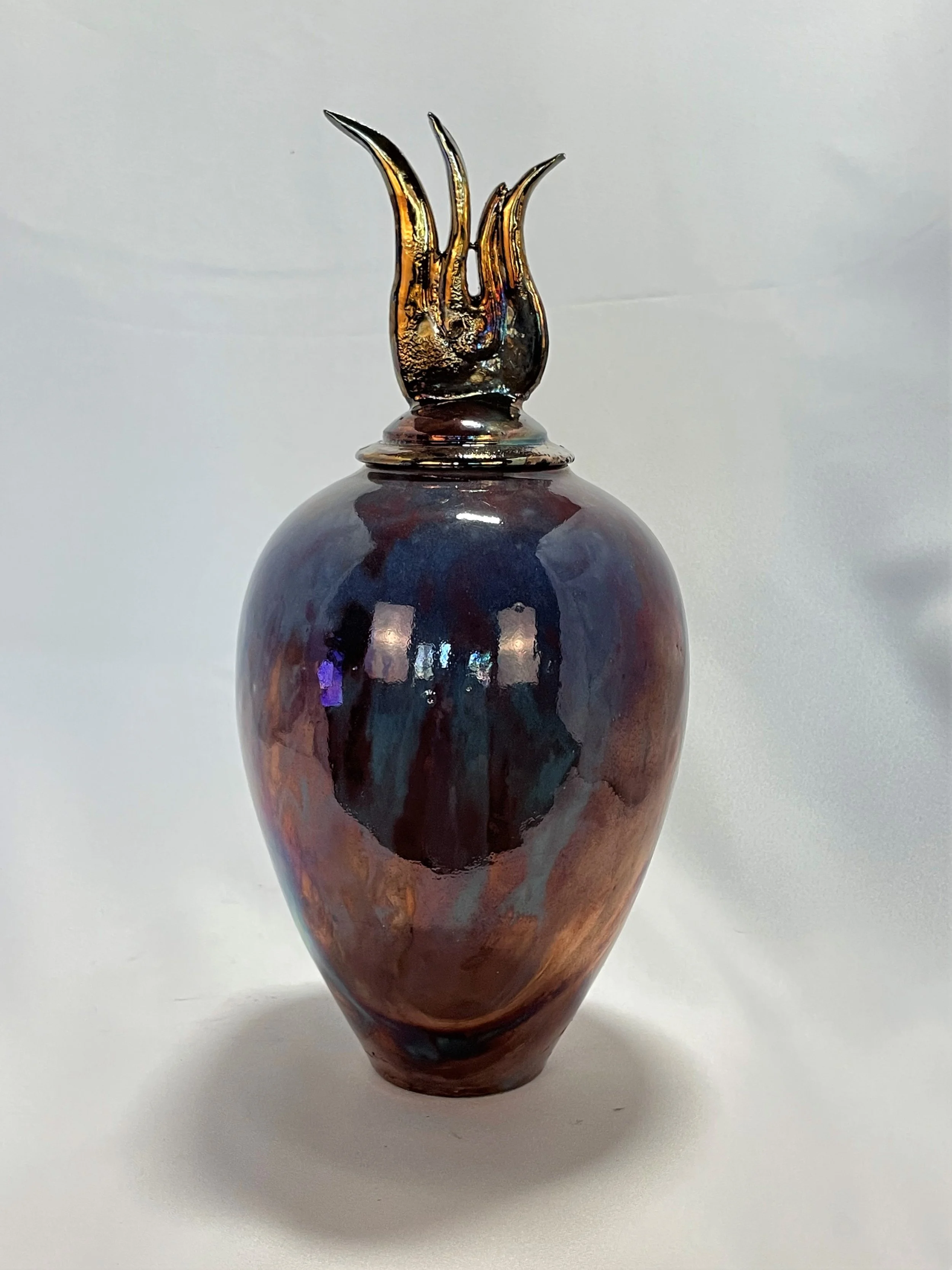 Opalescence Raku — Steve Sanders Raku